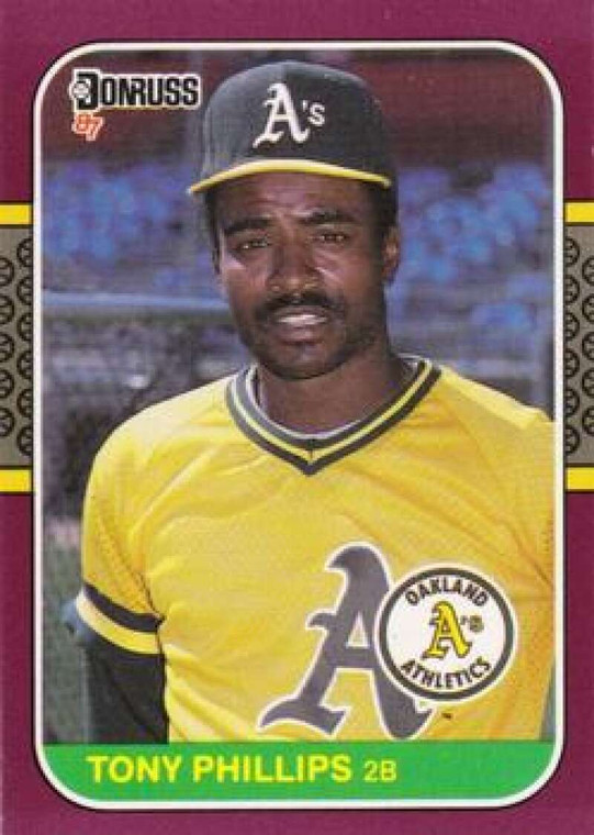 1987 Donruss Opening Day #26 Tony Phillips NM-MT  Oakland Athletics 