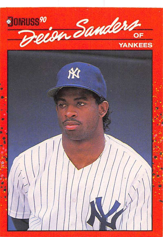1990 Donruss #427 Deion Sanders NM-MT New York Yankees 