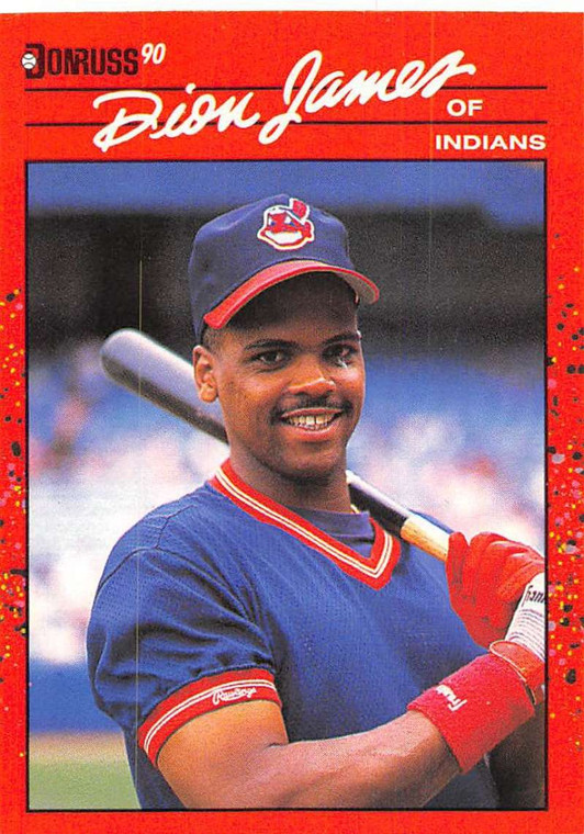 1990 Donruss #428 Dion James NM-MT Cleveland Indians 