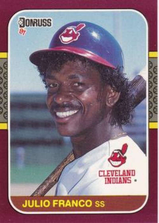 1987 Donruss Opening Day #111 Julio Franco NM-MT  Cleveland Indians 