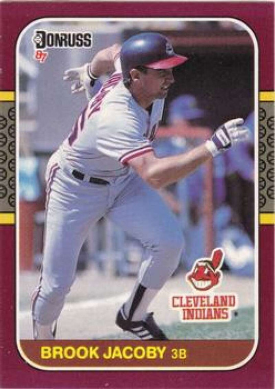 1987 Donruss Opening Day #112 Brook Jacoby NM-MT  Cleveland Indians 