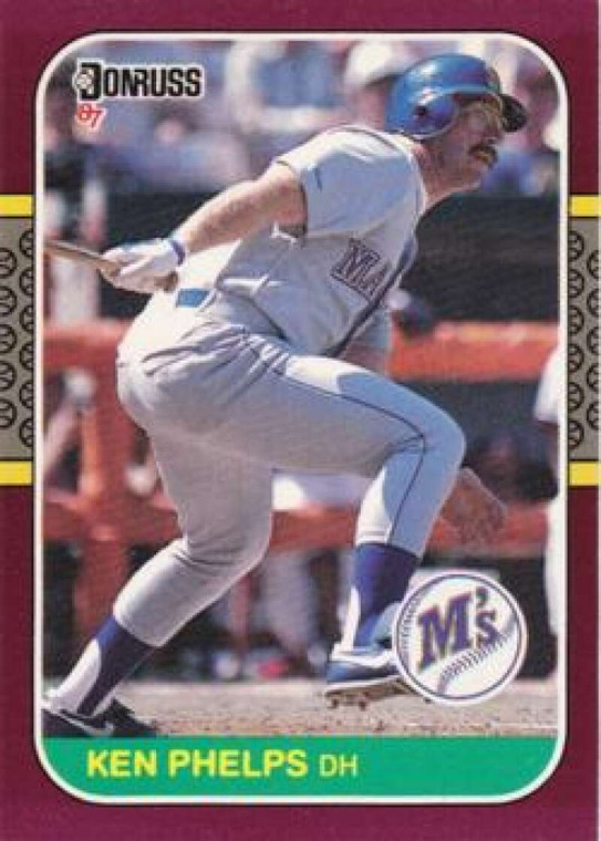 1987 Donruss Opening Day #118 Ken Phelps NM-MT  Seattle Mariners 