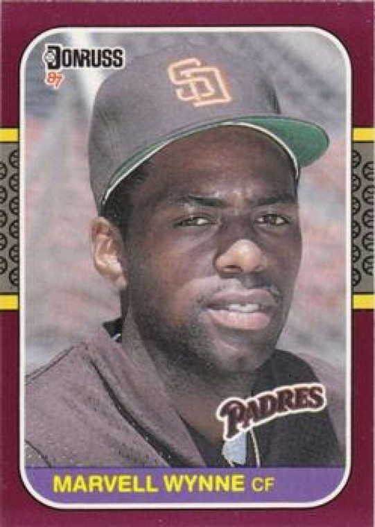 1987 Donruss Opening Day #144 Marvell Wynne NM-MT  San Diego Padres 