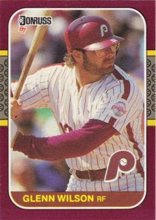 1987 Donruss Opening Day #158 Glenn Wilson NM-MT  Philadelphia Phillies 