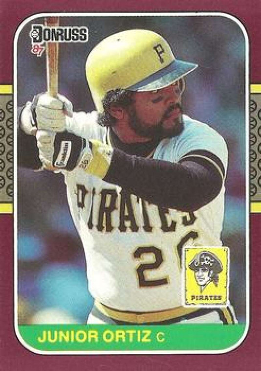 1987 Donruss Opening Day #164 Junior Ortiz NM-MT  Pittsburgh Pirates 