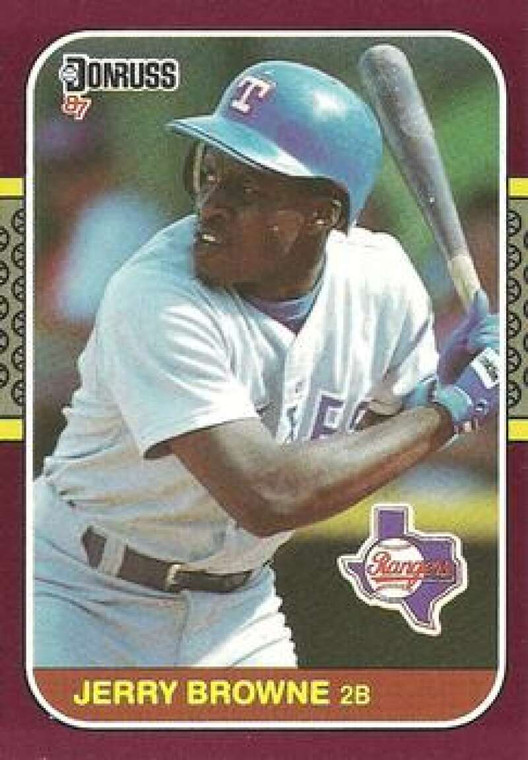 1987 Donruss Opening Day #170 Jerry Browne NM-MT  Texas Rangers 