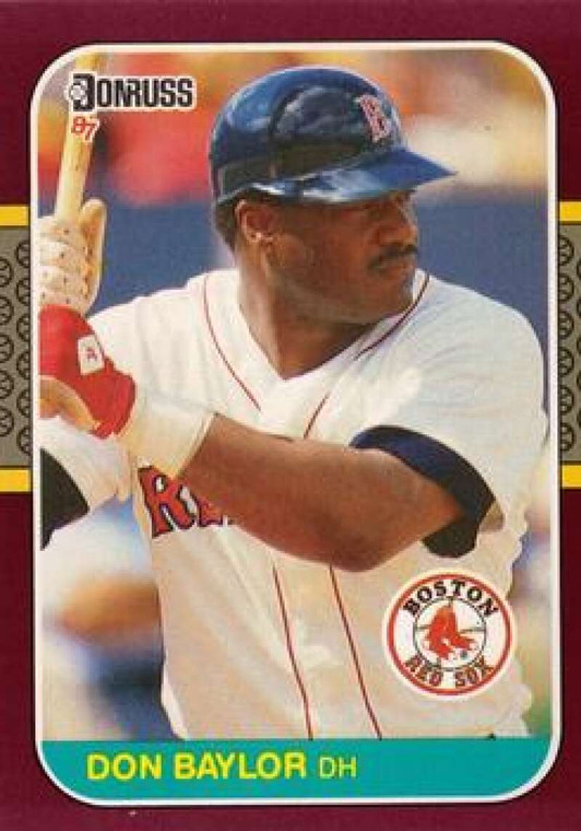 1987 Donruss Opening Day #186 Don Baylor NM-MT  Boston Red Sox 