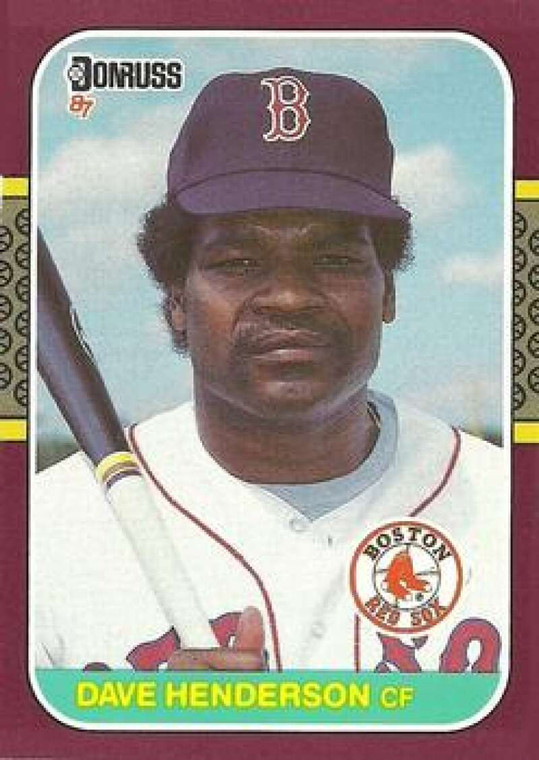 1987 Donruss Opening Day #189 Dave Henderson NM-MT  Boston Red Sox 