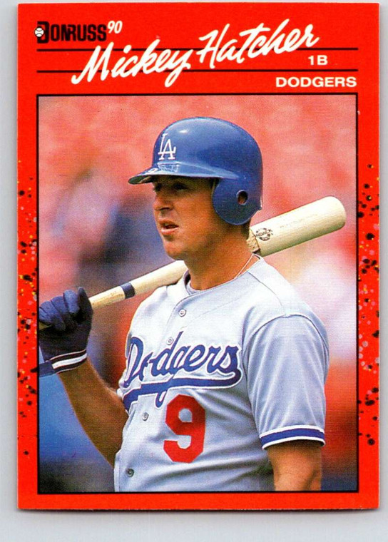 1990 Donruss #439 Mickey Hatcher NM-MT Los Angeles Dodgers 