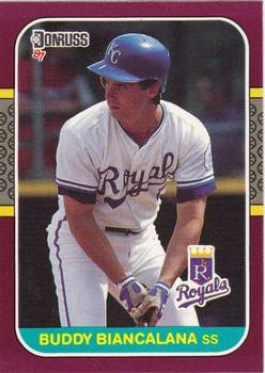 1987 Donruss Opening Day #202 Buddy Biancalana NM-MT  Kansas City Royals 