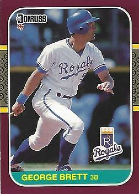 1987 Donruss Opening Day #206 George Brett NM-MT  Kansas City Royals 