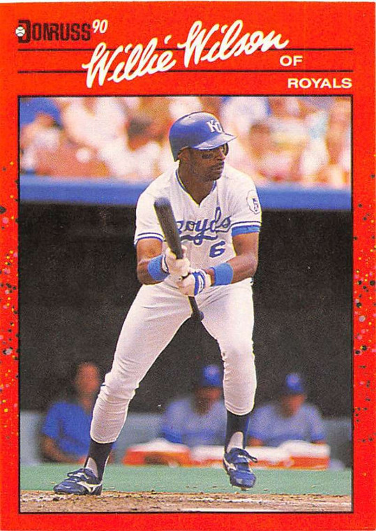 1990 Donruss #440 Willie Wilson NM-MT Kansas City Royals 