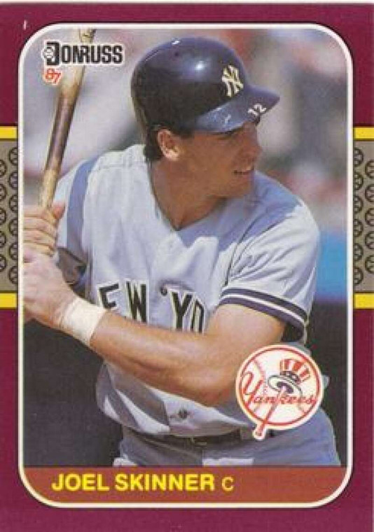 1987 Donruss Opening Day #240 Joel Skinner NM-MT  New York Yankees 