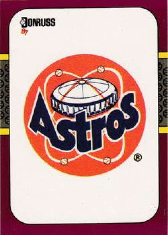 1987 Donruss Opening Day #250 Astros Logo NM-MT  Houston Astros 