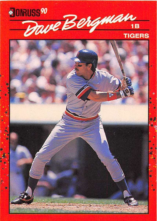 1990 Donruss #445 Dave Bergman NM-MT Detroit Tigers 