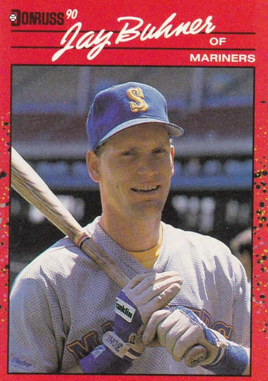 1990 Donruss #448 Jay Buhner NM-MT Seattle Mariners 
