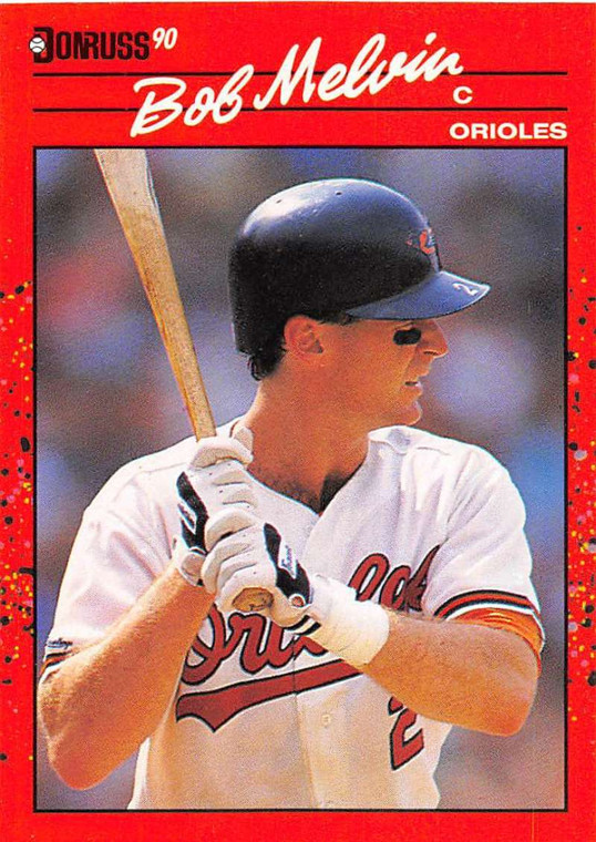 1990 Donruss #451 Bob Melvin NM-MT Baltimore Orioles 