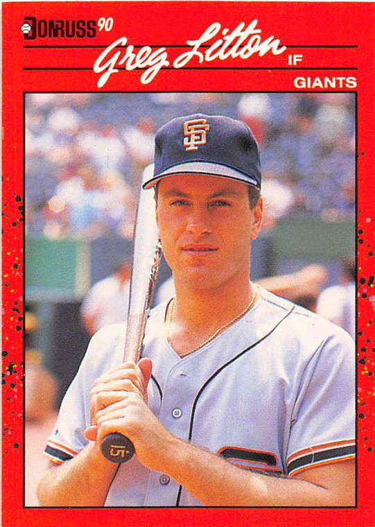 1990 Donruss #453 Greg Litton NM-MT San Francisco Giants 