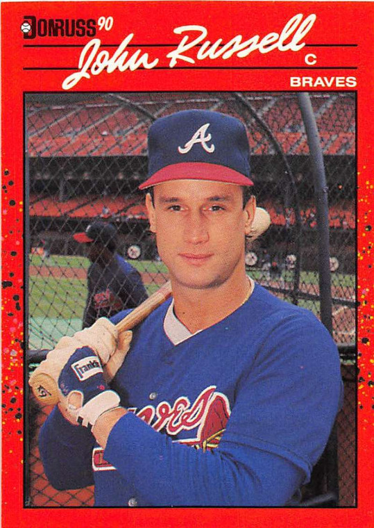 1990 Donruss #458 John Russell NM-MT Atlanta Braves 
