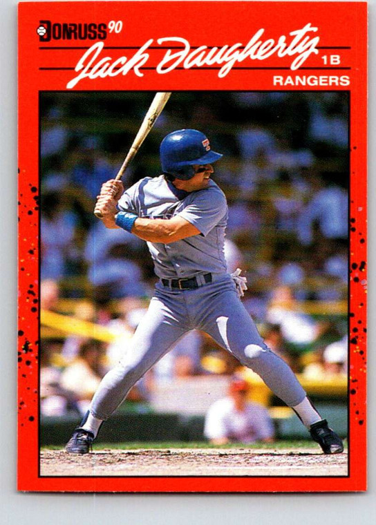 1990 Donruss #461 Jack Daugherty NM-MT RC Rookie Texas Rangers 