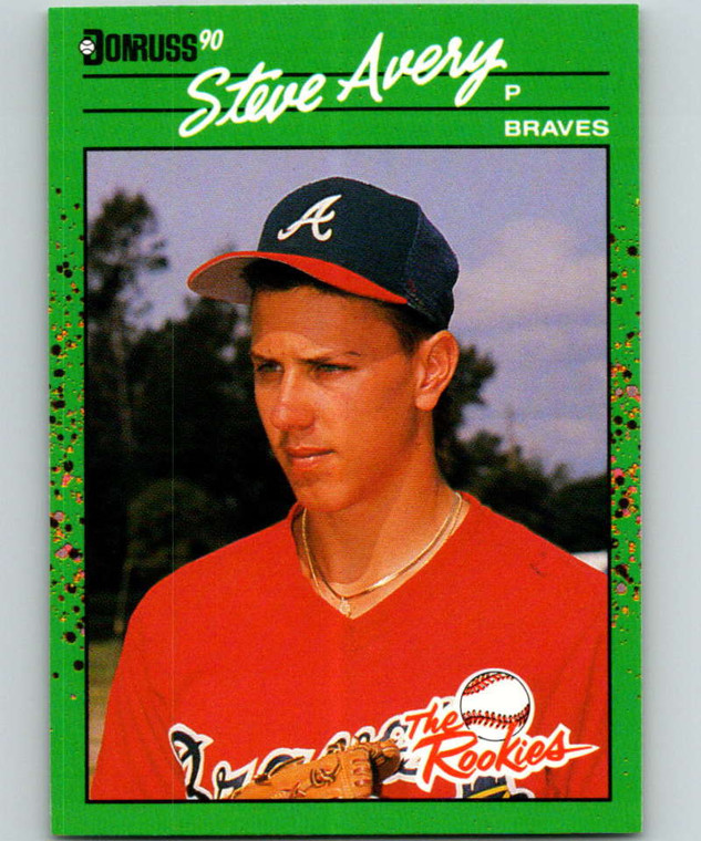 1990 Donruss Rookies #42 Steve Avery VG Atlanta Braves 