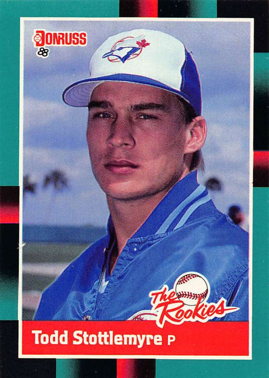 1988 Donruss Rookies #37 Todd Stottlemyre VG Toronto Blue Jays 