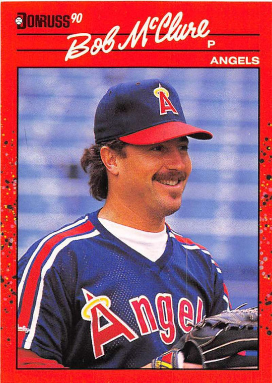 1990 Donruss #470 Bob McClure NM-MT California Angels 