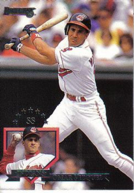 1995 Donruss #36 Omar Vizquel VG Cleveland Indians 