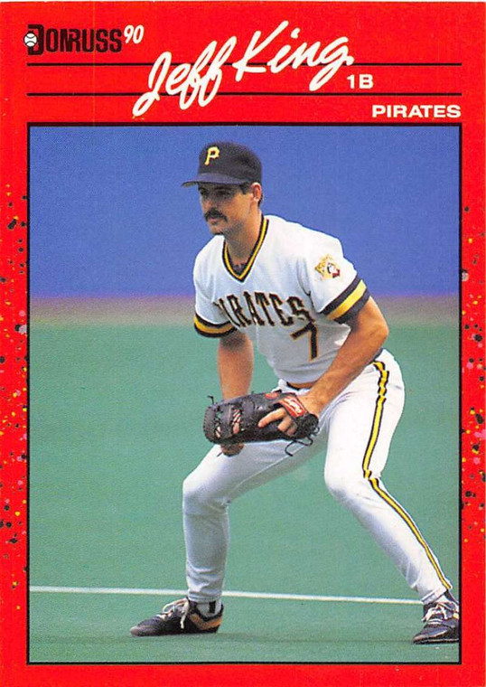 1990 Donruss #480 Jeff King NM-MT Pittsburgh Pirates 