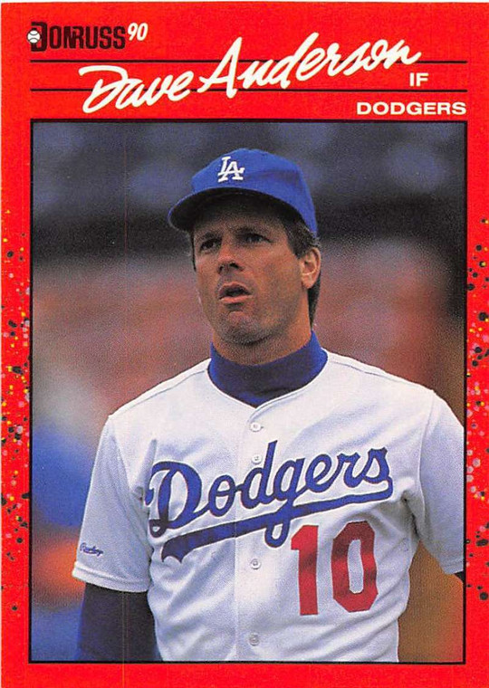 1990 Donruss #486 Dave Anderson NM-MT Los Angeles Dodgers 