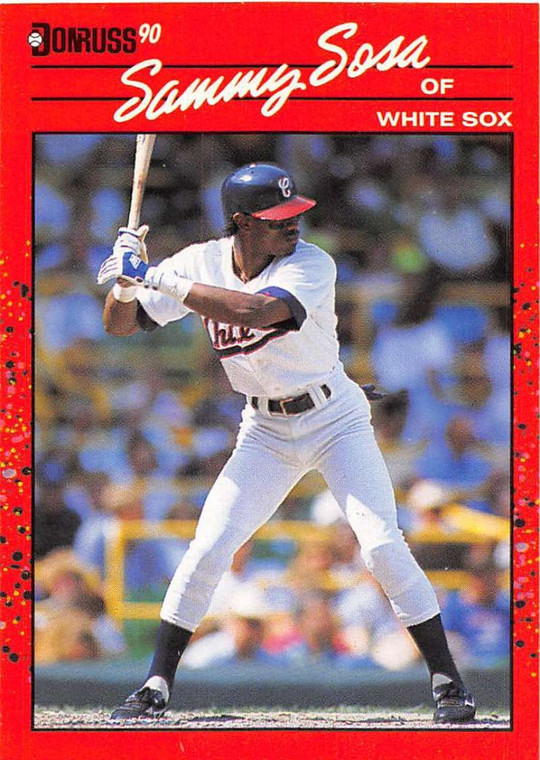 1990 Donruss #489 Sammy Sosa NM-MT RC Rookie Chicago White Sox 