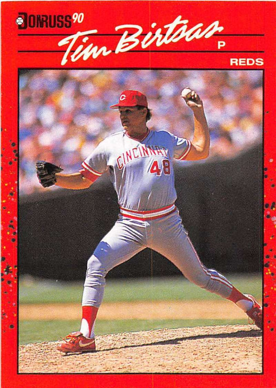 1990 Donruss #493 Tim Birtsas NM-MT Cincinnati Reds 