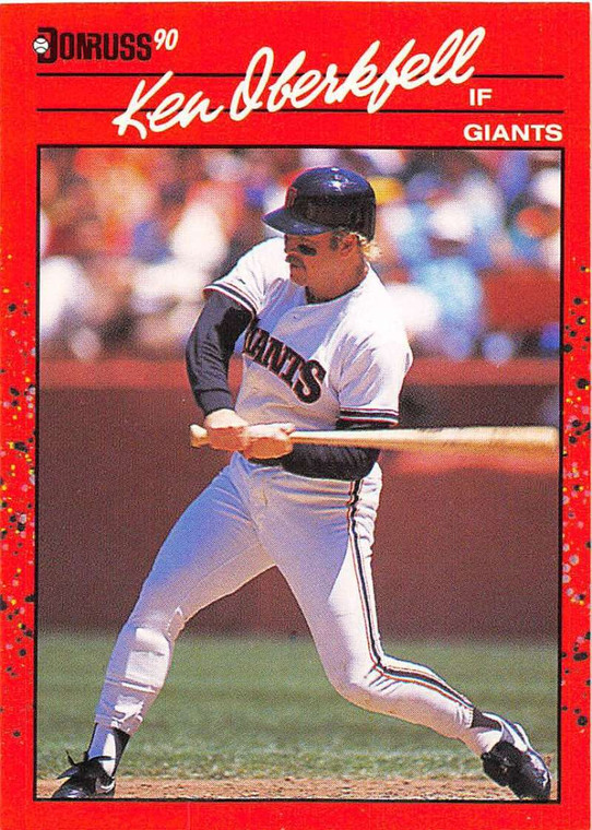 1990 Donruss #494 Ken Oberkfell NM-MT San Francisco Giants 