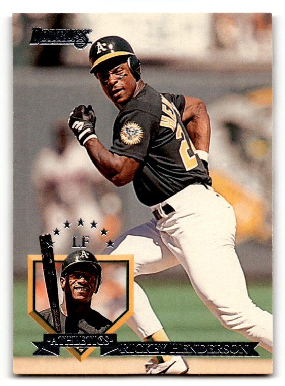 1995 Donruss #305 Rickey Henderson VG Oakland Athletics 