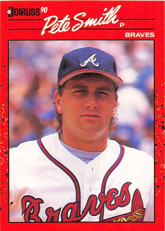 1990 Donruss #499 Pete Smith NM-MT Atlanta Braves 