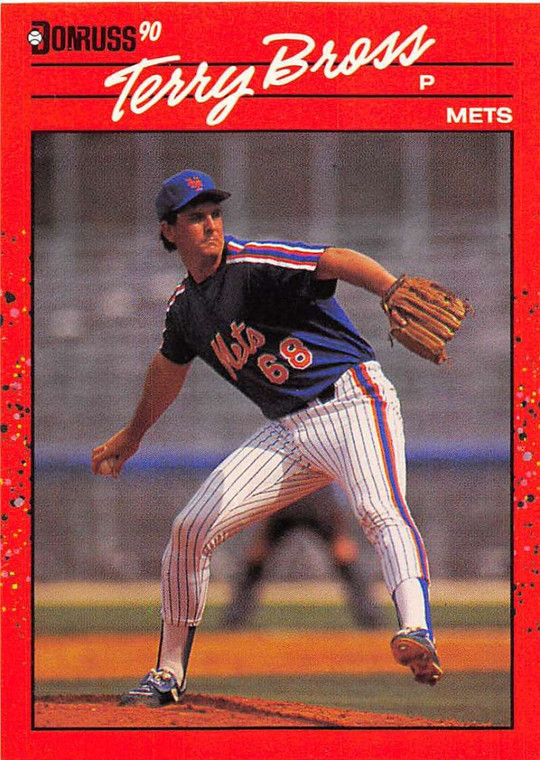 1990 Donruss #502 Terry Bross NM-MT RC Rookie New York Mets 