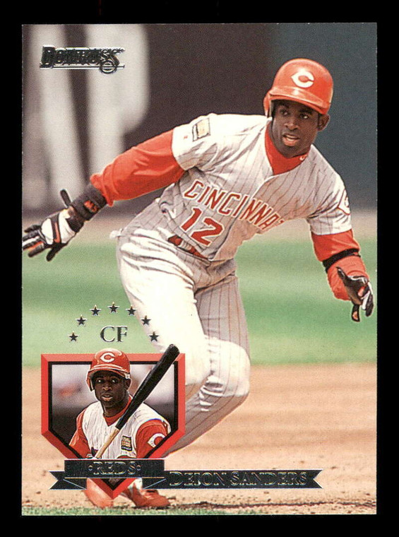 1995 Donruss #415 Deion Sanders VG Cincinnati Reds 