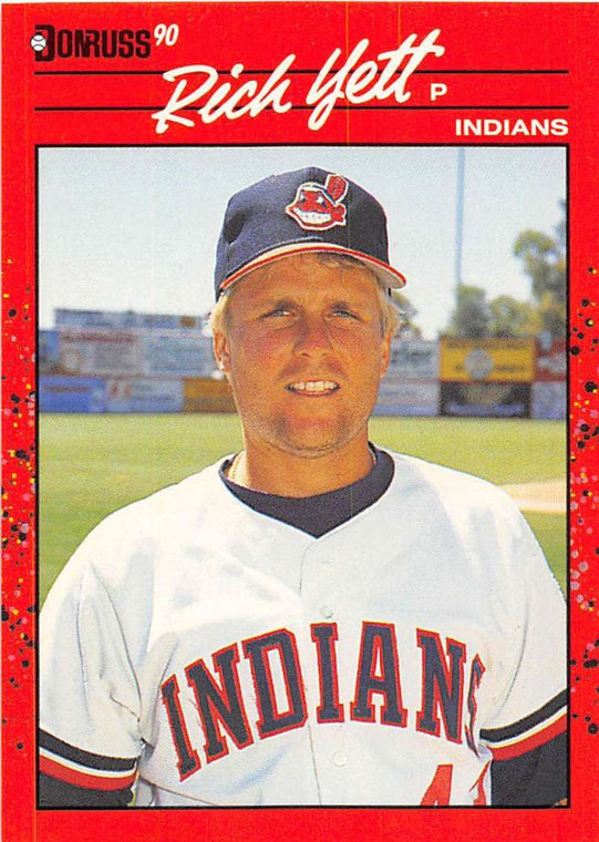 1990 Donruss #509 Rich Yett NM-MT Cleveland Indians 
