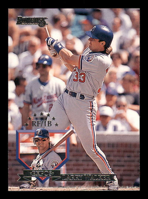 1995 Donruss #492 Larry Walker VG Montreal Expos 