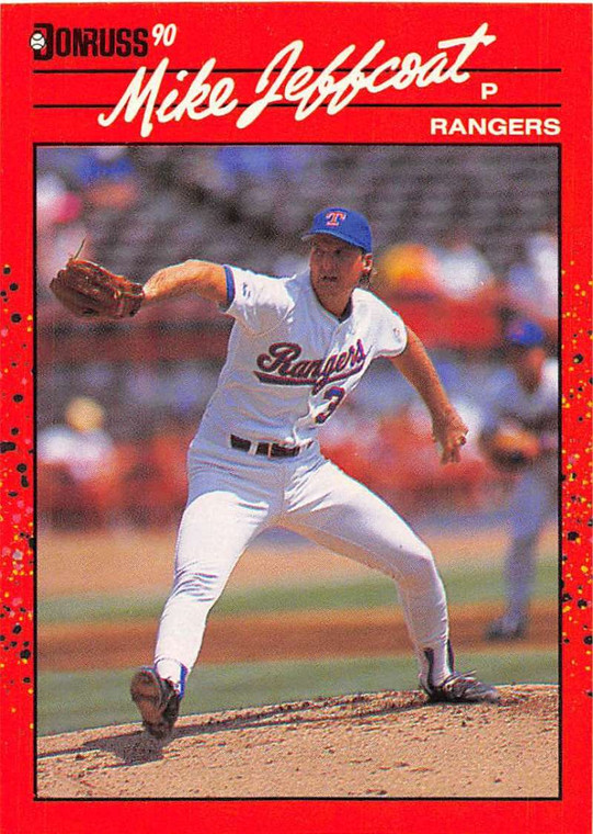 1990 Donruss #521 Mike Jeffcoat NM-MT Texas Rangers 