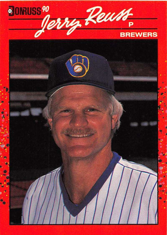 1990 Donruss #528 Jerry Reuss NM-MT Milwaukee Brewers 