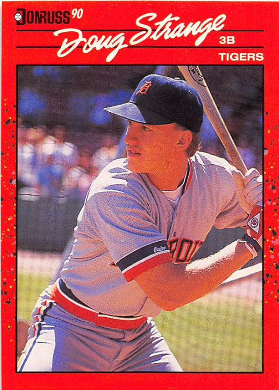 1990 Donruss #535 Doug Strange NM-MT RC Rookie Detroit Tigers 