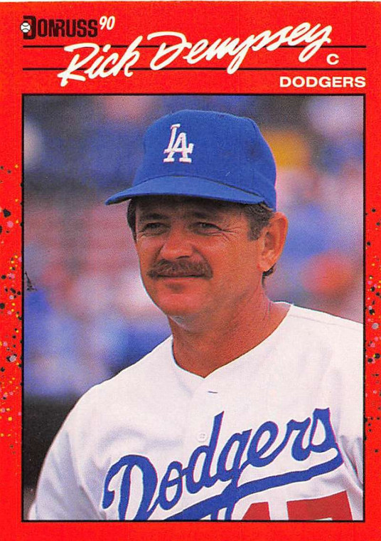 1990 Donruss #557 Rick Dempsey NM-MT Los Angeles Dodgers 