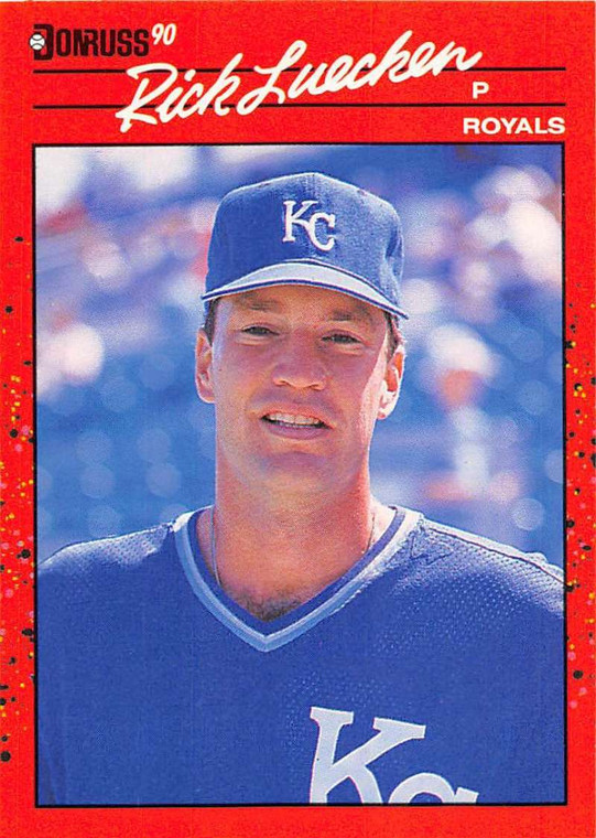 1990 Donruss #562 Rick Luecken NM-MT RC Rookie Kansas City Royals 