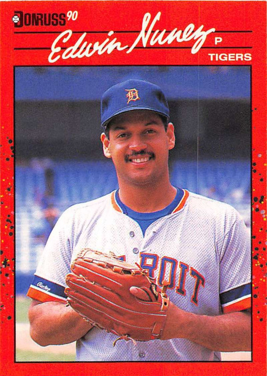 1990 Donruss #563 Edwin Nunez NM-MT Detroit Tigers 