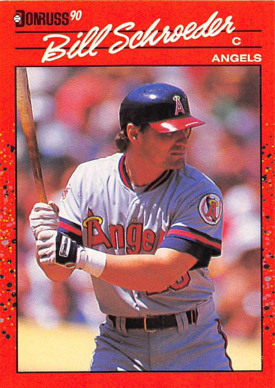 1990 Donruss #567 Bill Schroeder NM-MT California Angels 