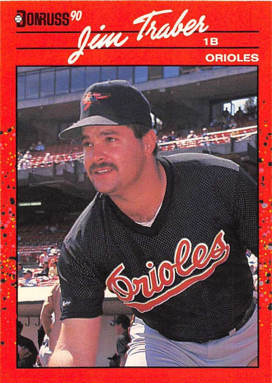 1990 Donruss #569 Jim Traber NM-MT Baltimore Orioles 