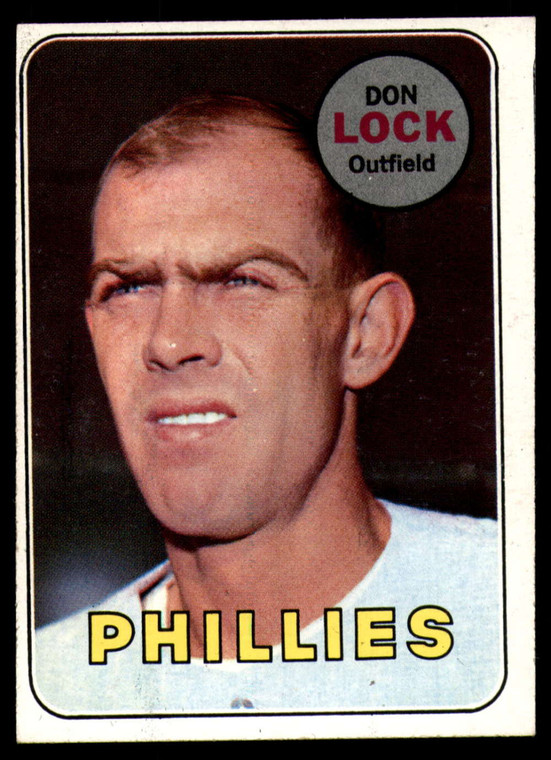 1969 Topps #229 Don Lock VG Philadelphia Phillies 