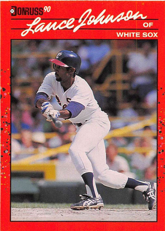 1990 Donruss #573 Lance Johnson NM-MT Chicago White Sox 