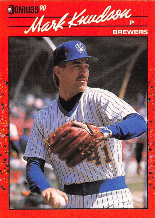 1990 Donruss #575 Mark Knudson NM-MT Milwaukee Brewers 